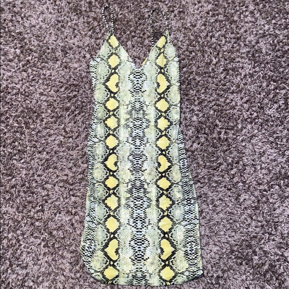 Snake skin dress
